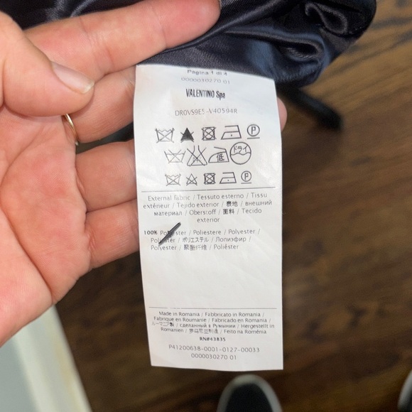 RED Valentino One Shoulder Black Polka Dot Dress - Picture 8 of 9